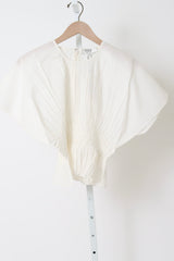 Violet Top - White