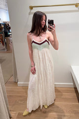 14874_My Dress - "Petites Fleurs" Embroidery Voile Dress - Ivory