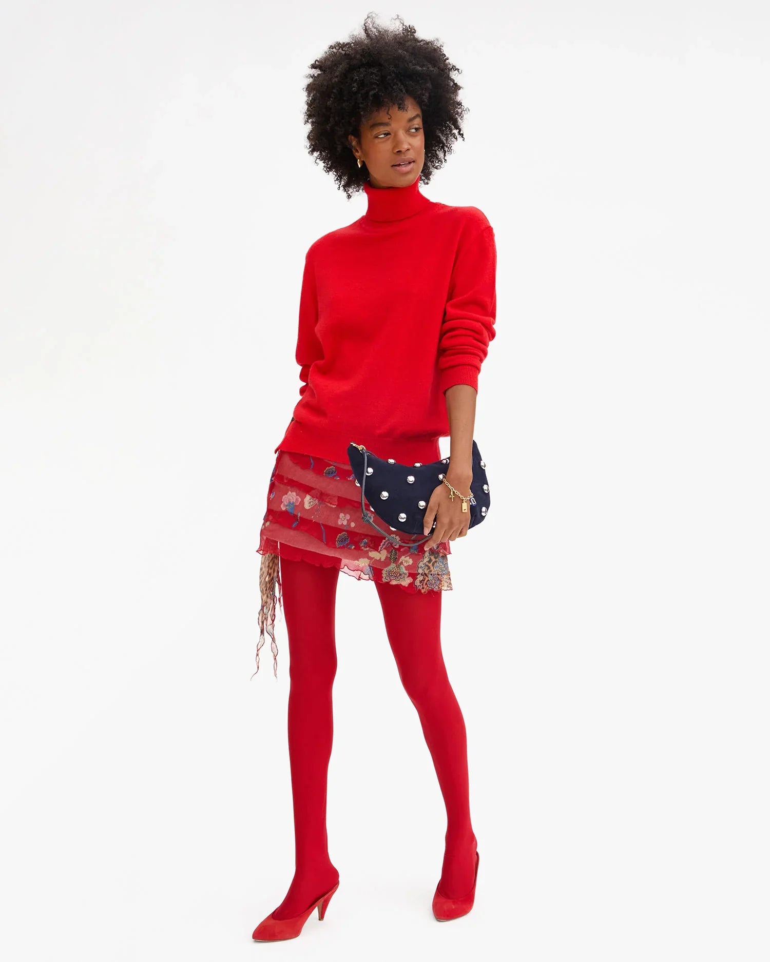 Lune - Navy w/ Studs