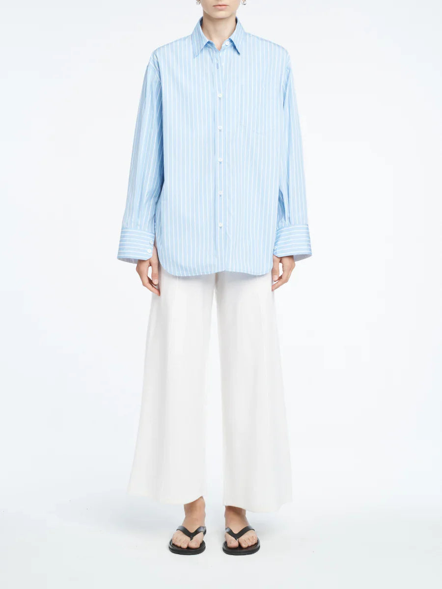 Tunic Shirt - Sky Blue Stripe