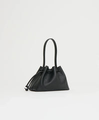 Drawstring Pouchette - Black