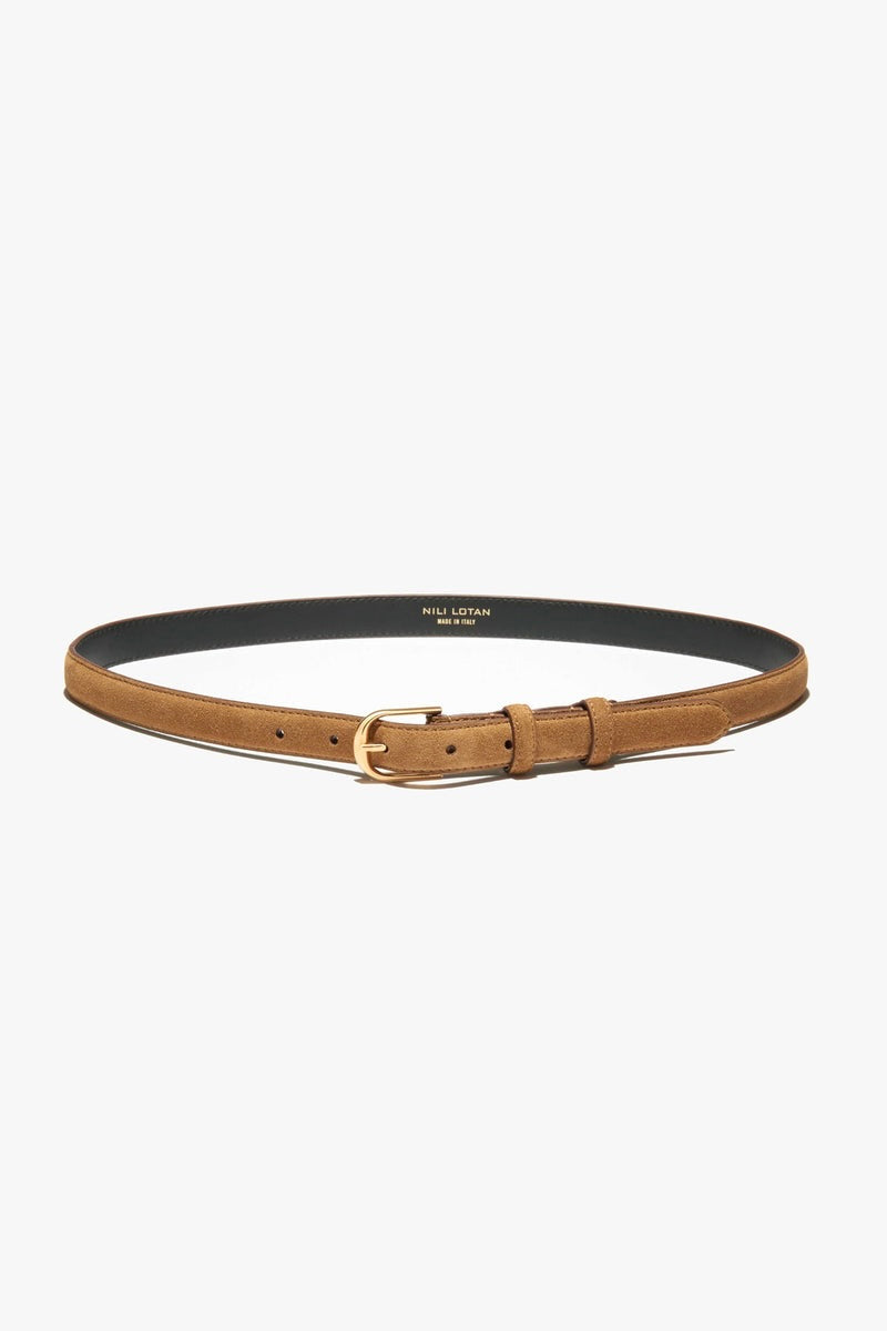 Jane Suede Belt - Martora w/ Gold