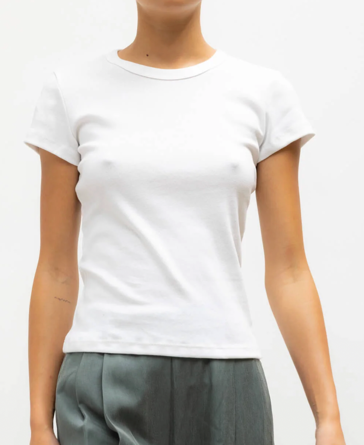 Nando Slim Fit Tee - White