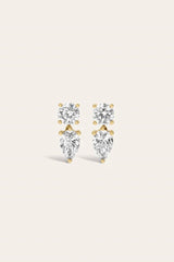 Diamond Pear Drop Earrings - Yellow Gold (By Special Order)