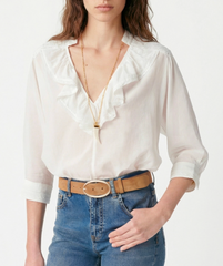 Grenet Blouse - Blanc