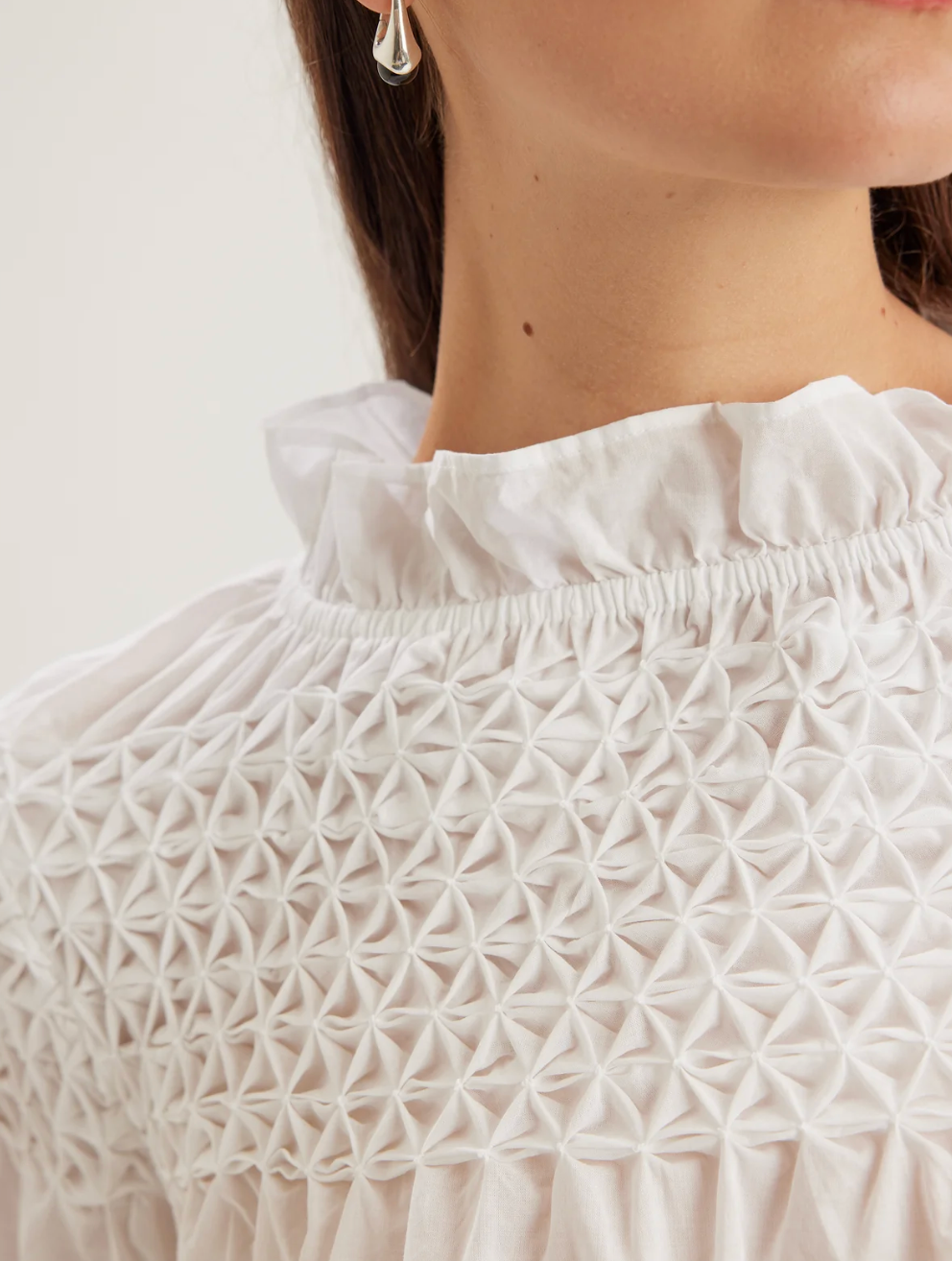 Majorelle Blouse - White