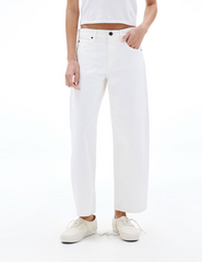 Jamie Ankle Curve - White