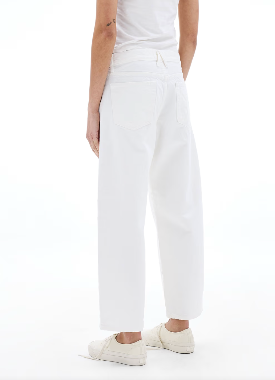 Jamie Ankle Curve - White