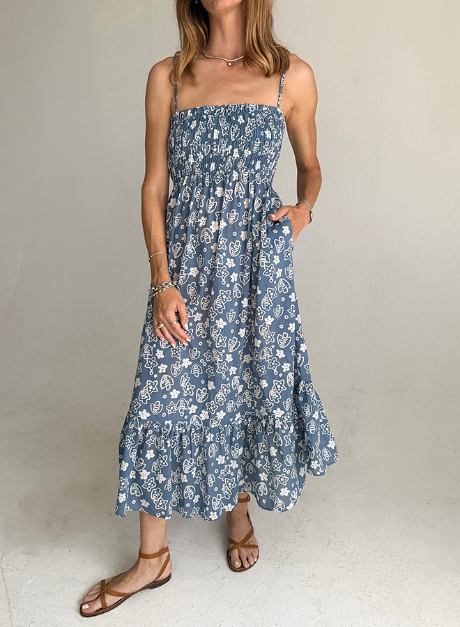 Umbria Dress - Tidepool