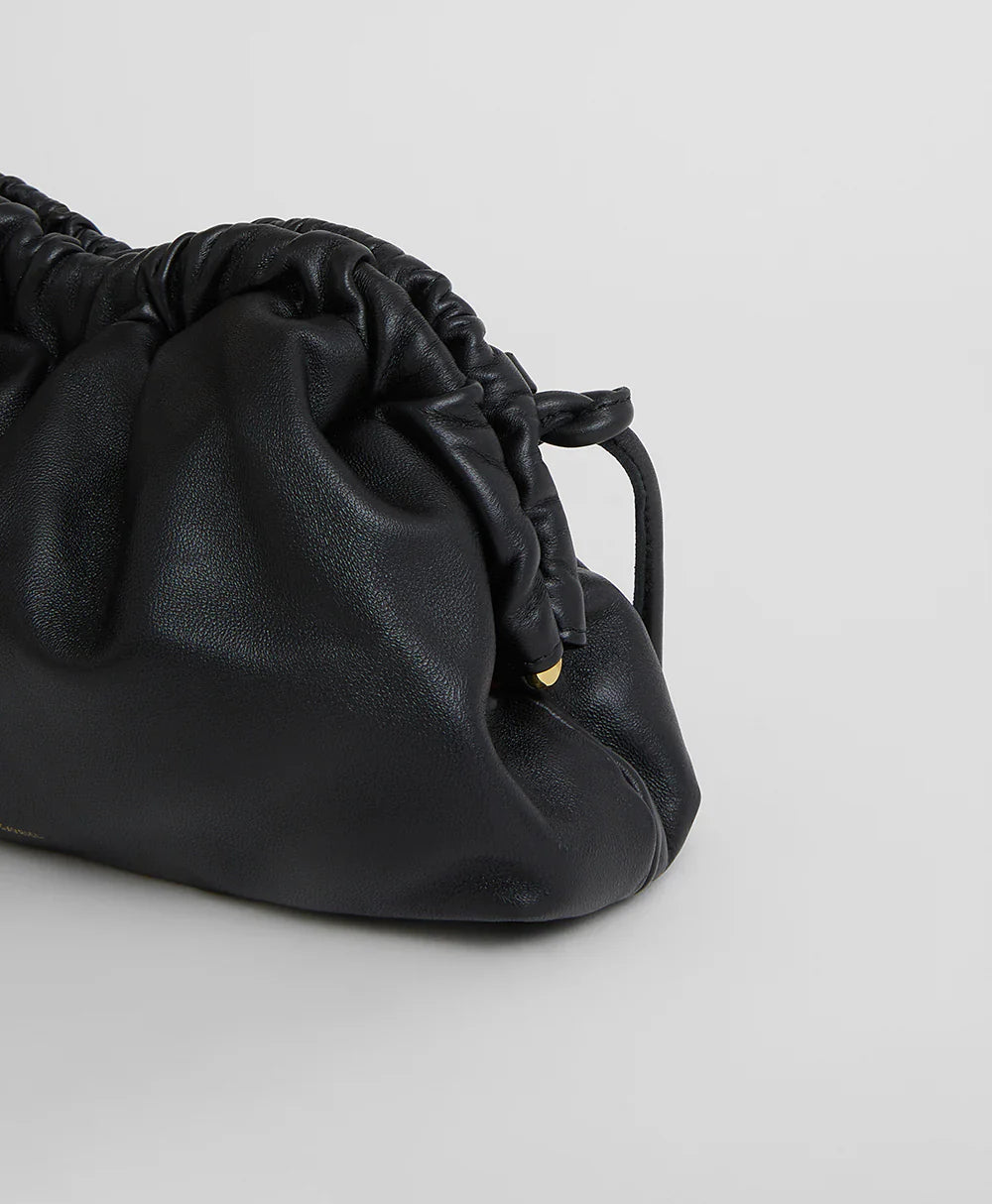 Mini Cloud Clutch - Black / Flamma