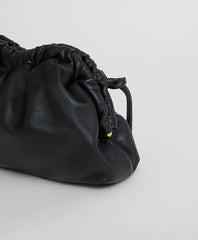Mini Cloud Clutch - Black / Flamma
