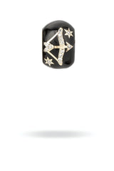 Zodiac Ceramic + Diamond Big Bead (By Special Order)
