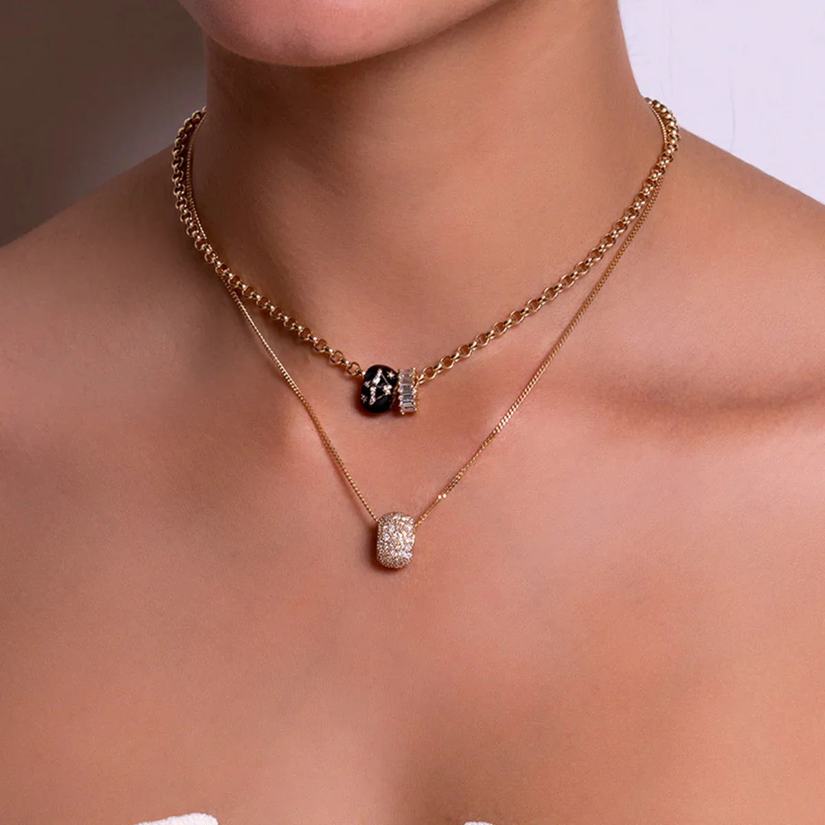 Zodiac Ceramic + Diamond Big Bead (By Special Order)