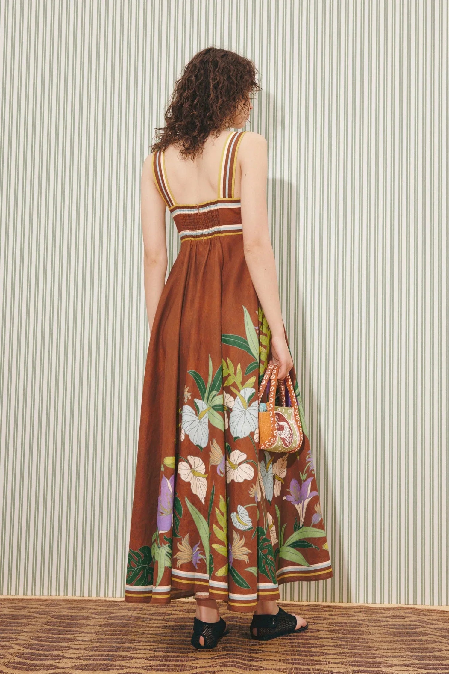 Alfie Twist Sundress - Chocolate