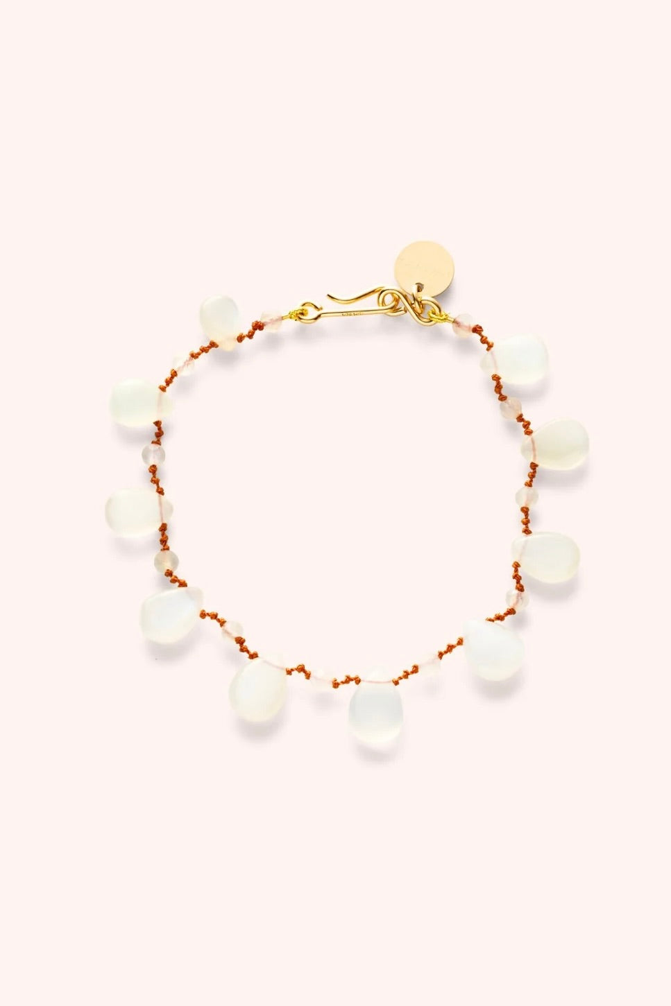 Alcyona Drops & Beads Bracelet - White Moonstone