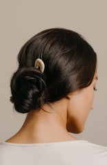 Long Tooth Chignon Pin - Classic - Black