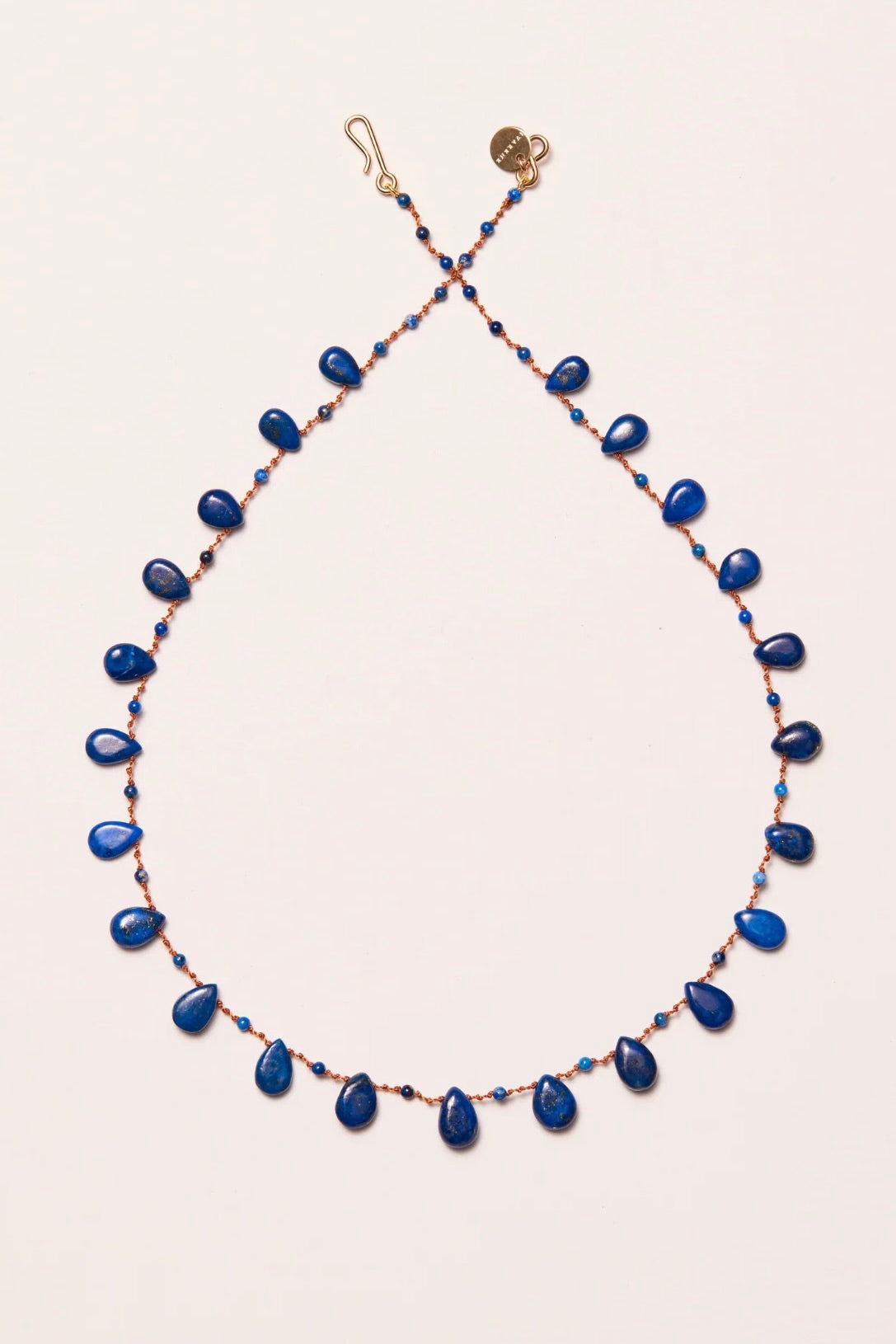 Canyon Drops & Beads Necklace - Lapis Lazuli