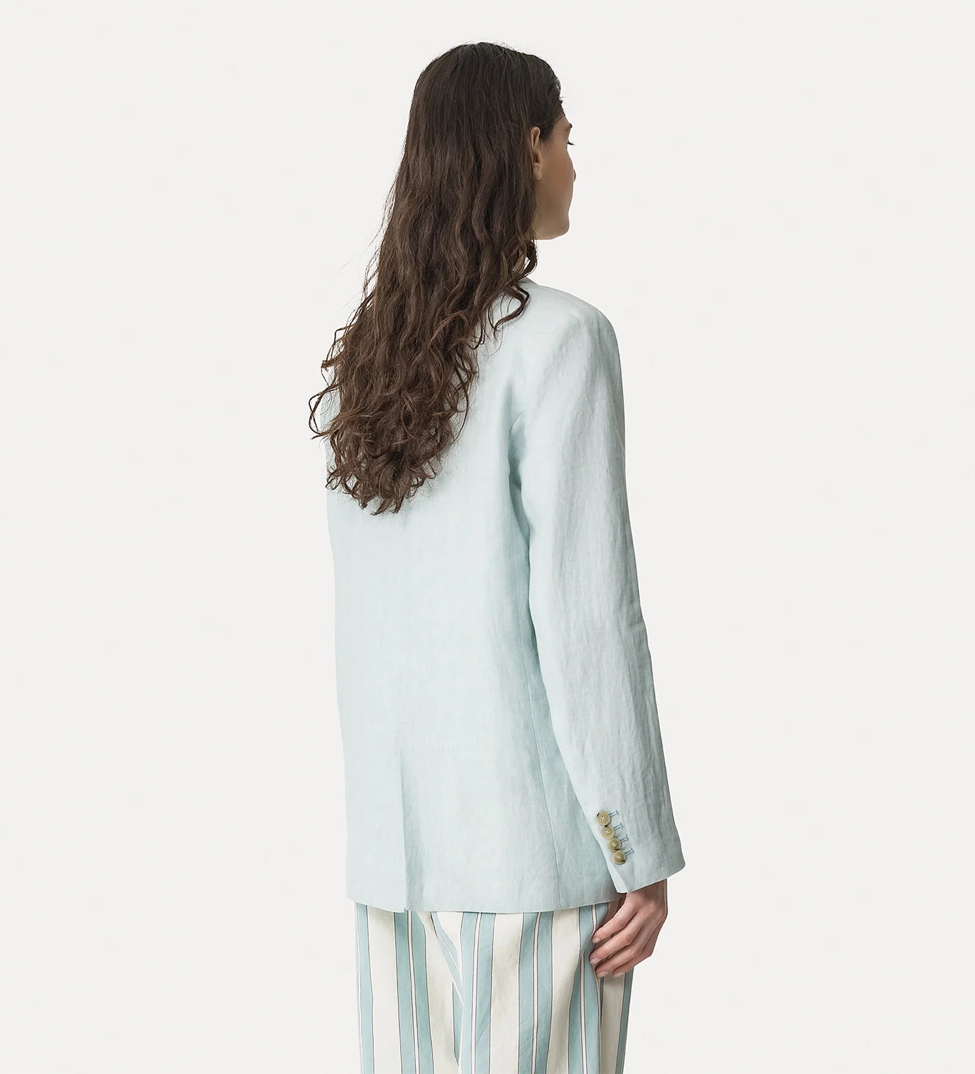 14825_My Jacket - Chic Linen Jacket - Crystal
