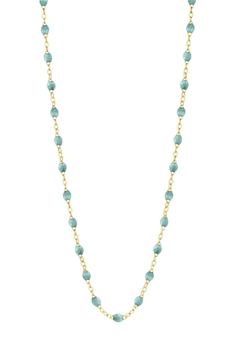 17.7 Classic Gigi Necklace - Iceberg + Yellow Gold