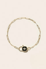 Ginger Bracelet - Noir and 9K Gold