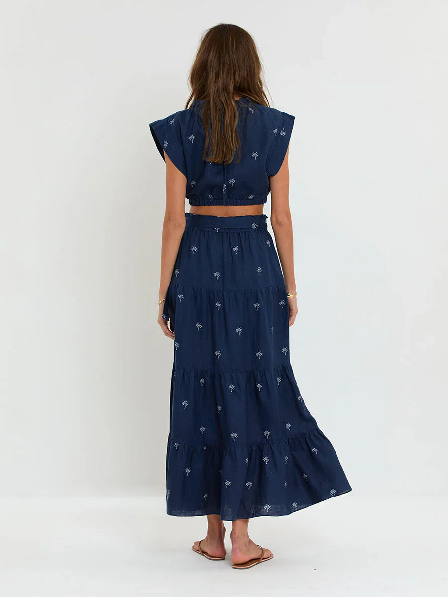 Sanaa Skirt - Zafi Navy