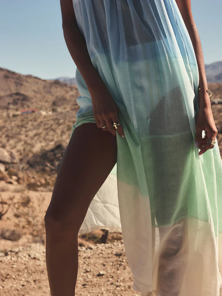 Eda Slip Dress - Nefas Mint