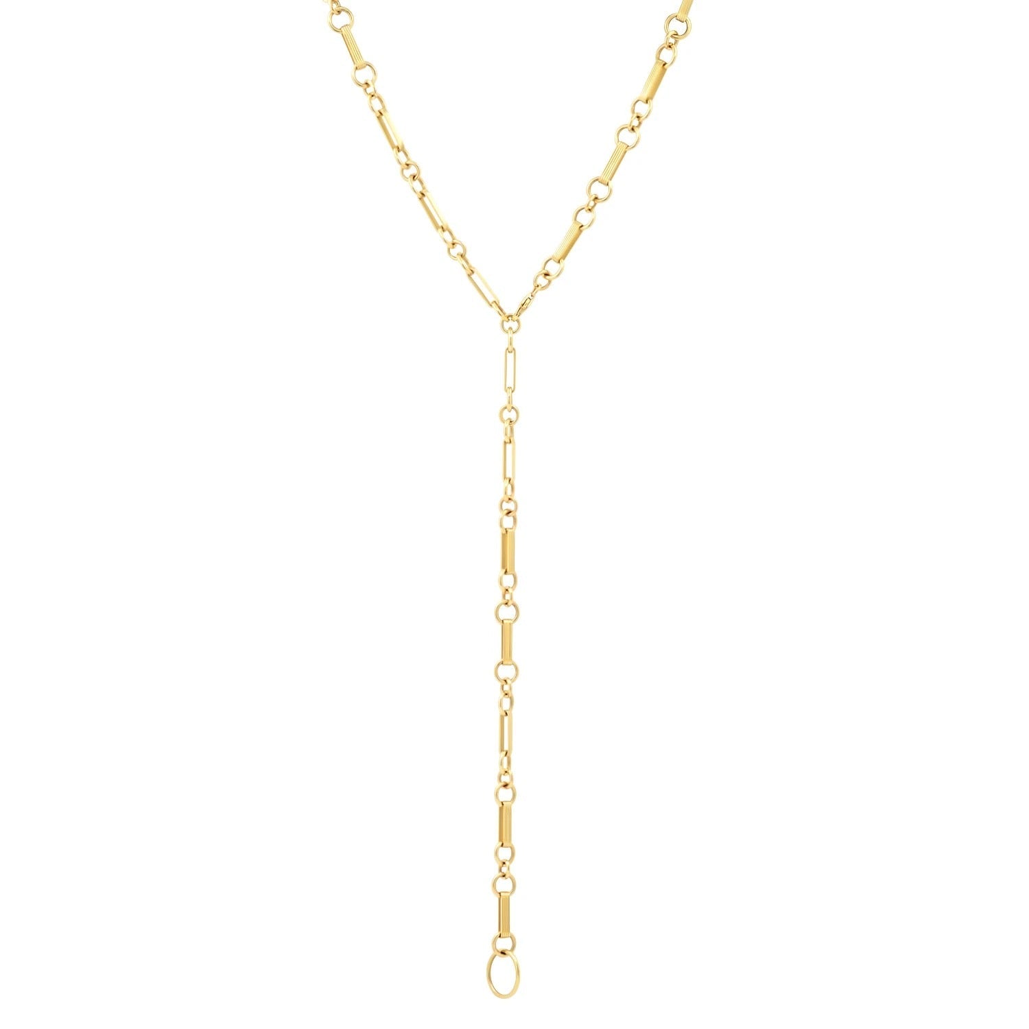 18" Rosette Chain - Yellow Gold