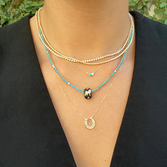 Zodiac Ceramic + Diamond Big Bead (By Special Order)