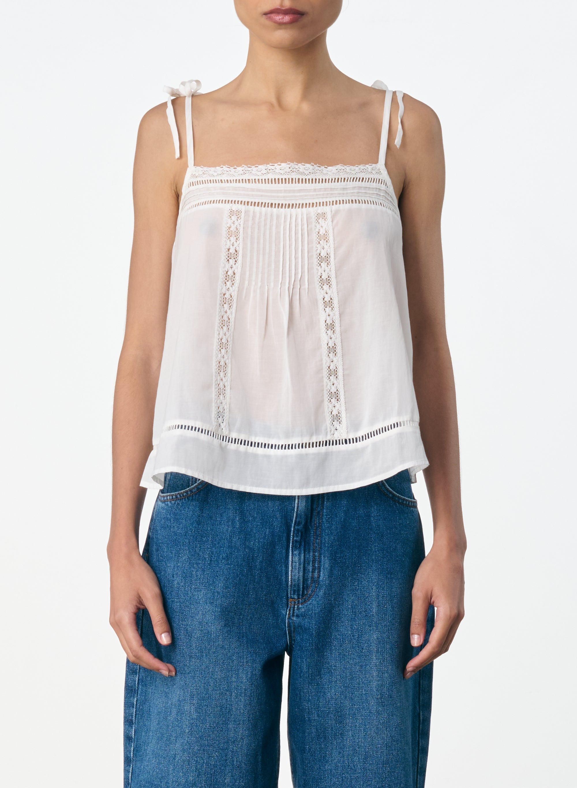 Gaillet Top - Blanc