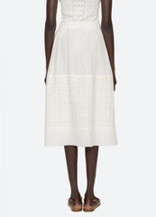 Violet Skirt - White