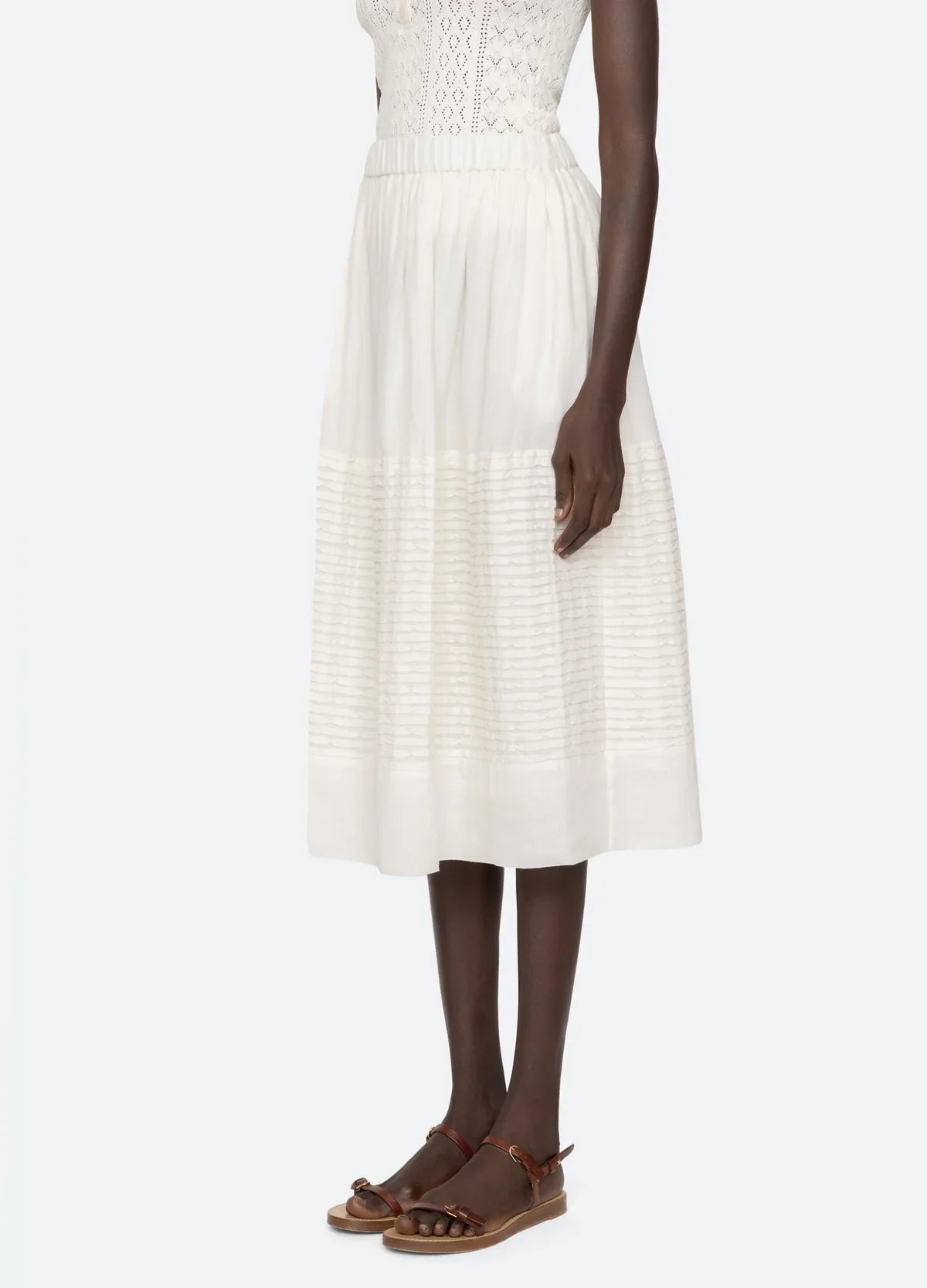 Violet Skirt - White