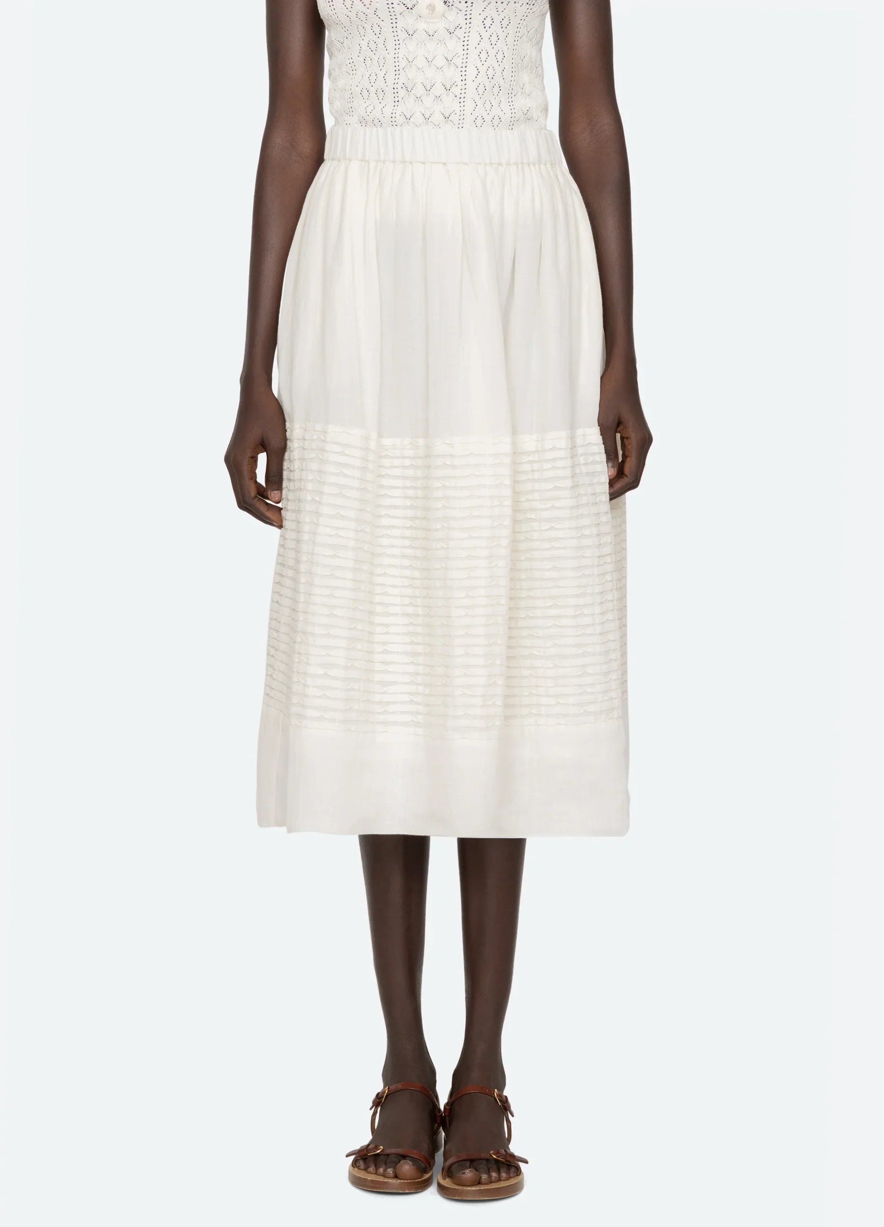 Violet Skirt - White